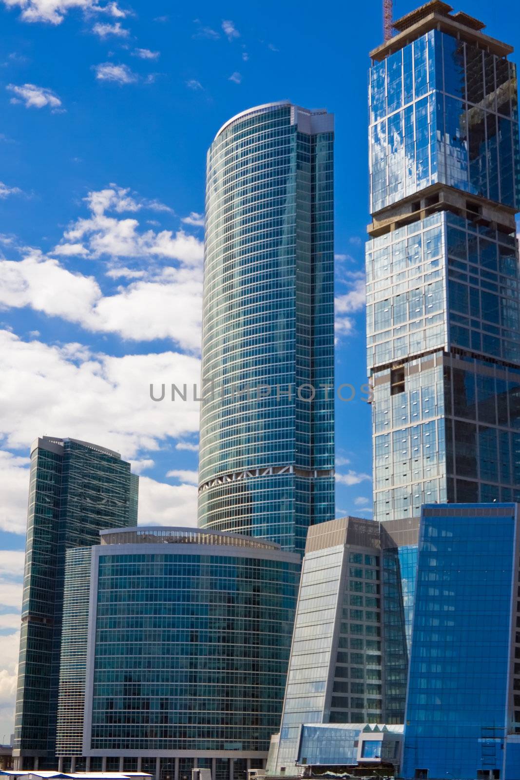 Skyscrapers of the International Business Centre, Moscow city