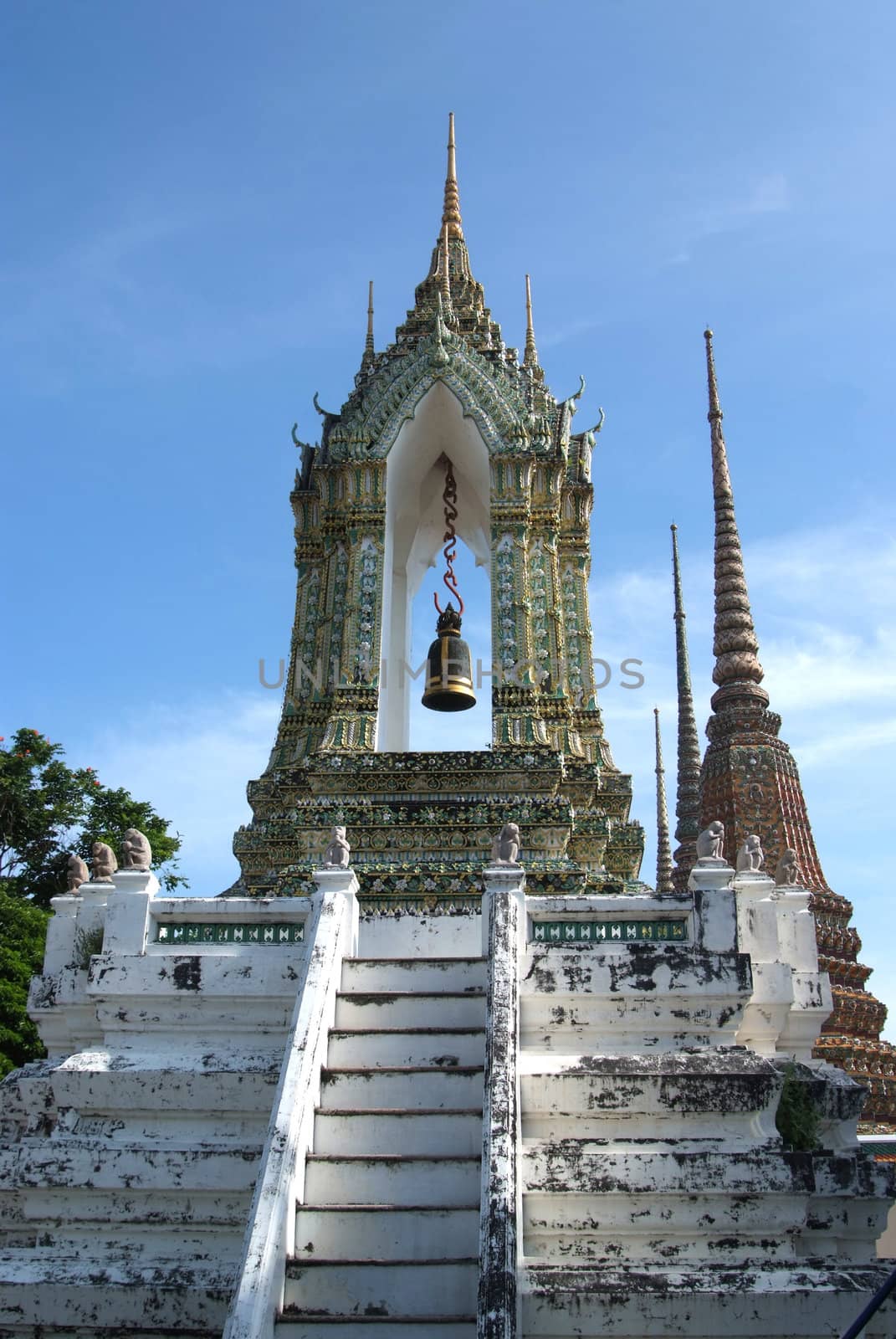 Bell Tower at Wat Pho in Bangkok.