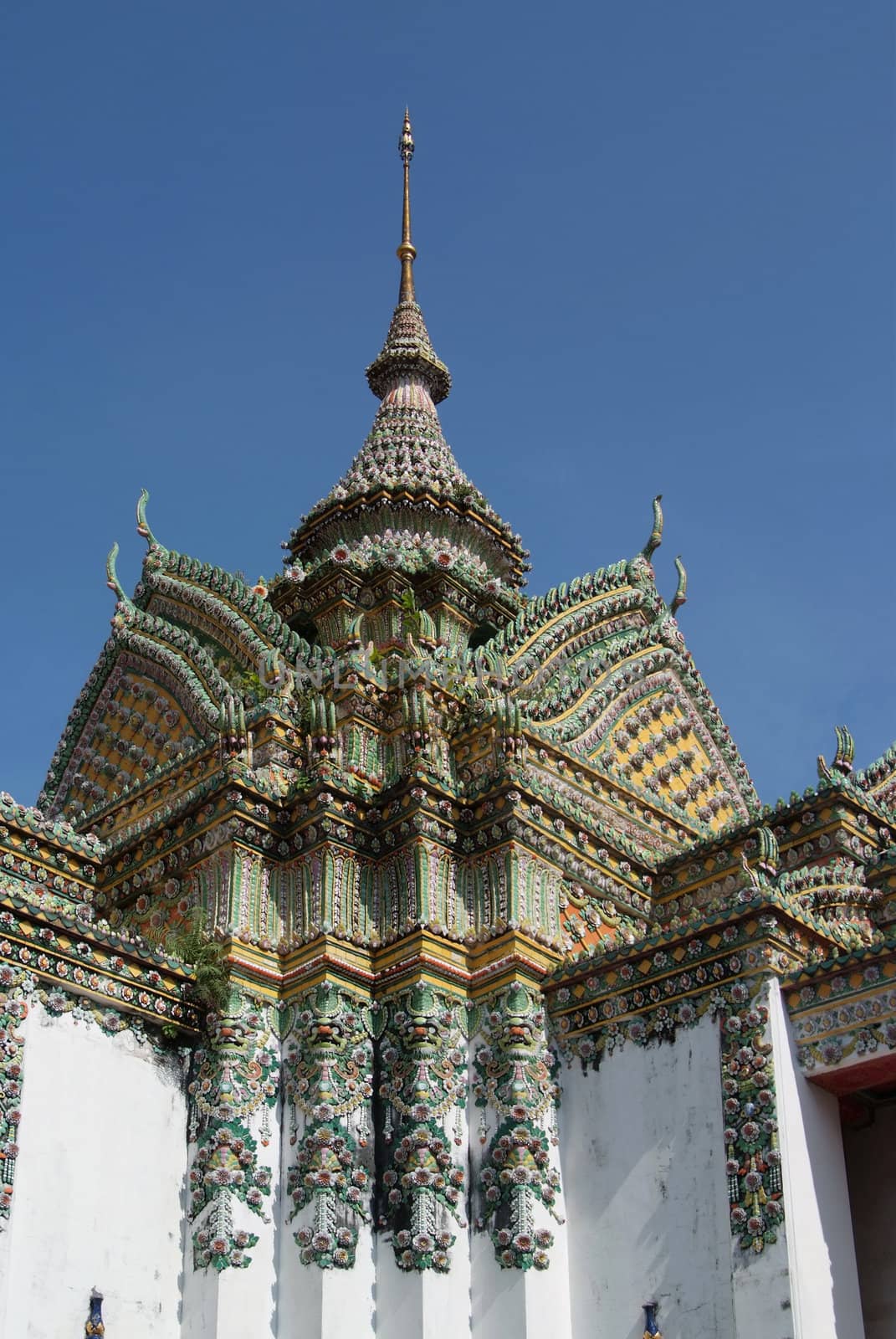 Temple beautiful at Wat Pho in Bangkok.