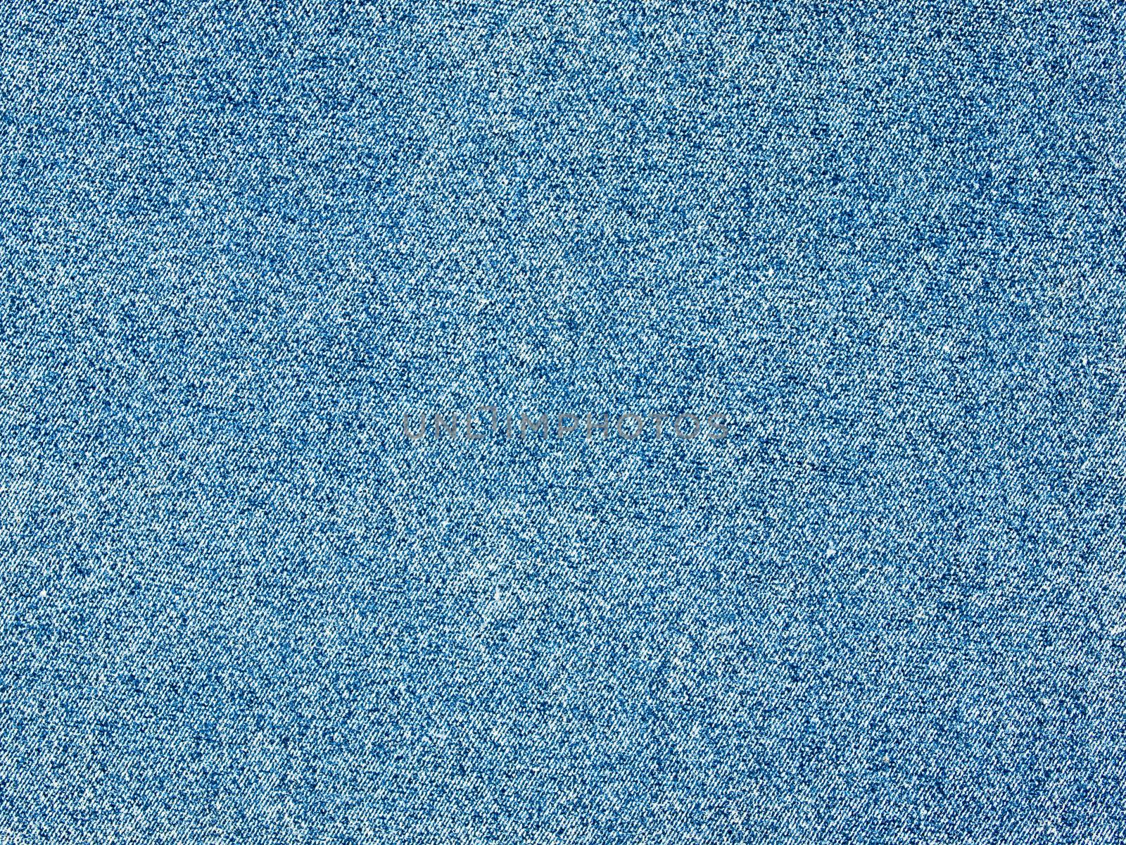 Full Frame Background of a Blue Denim Fabric Pattern by Frankljunior