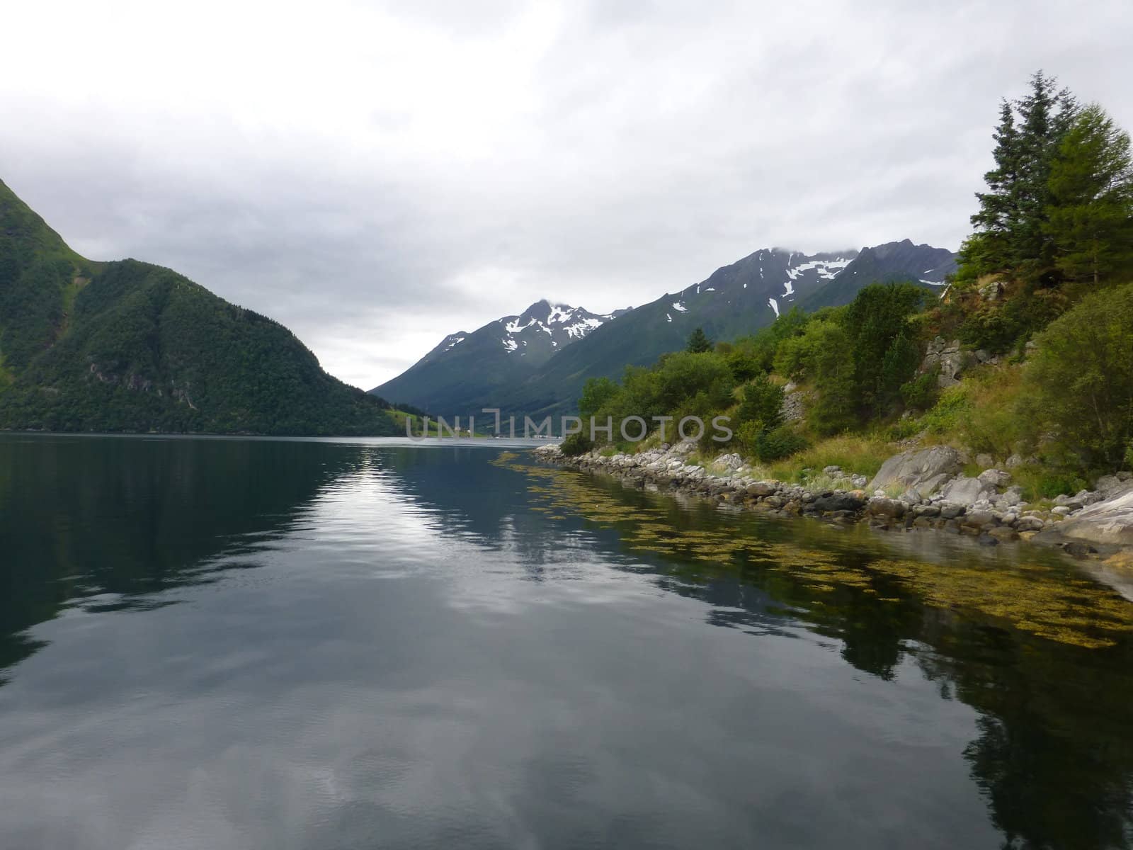 Mighty mountains Norwegian nortwest coast