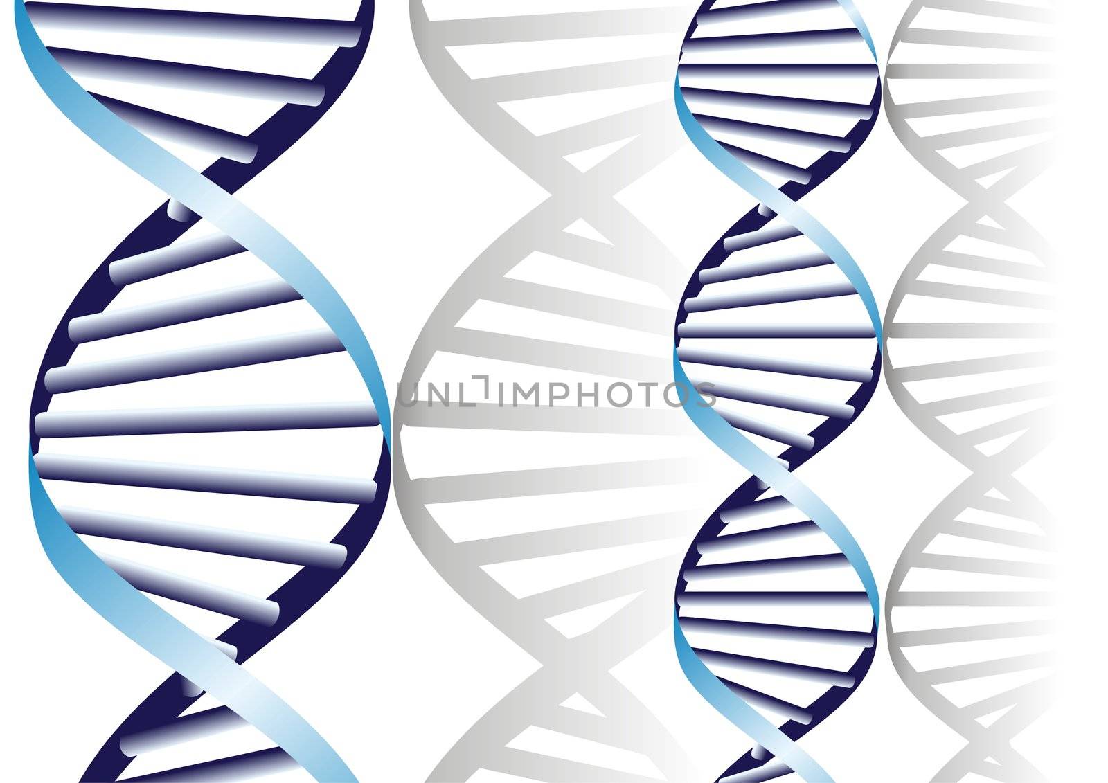 double DNA helix, biochemical abstract background  by svtrotof