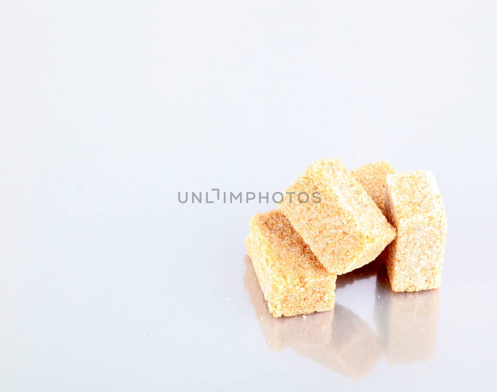 Brown sugar cubes.
