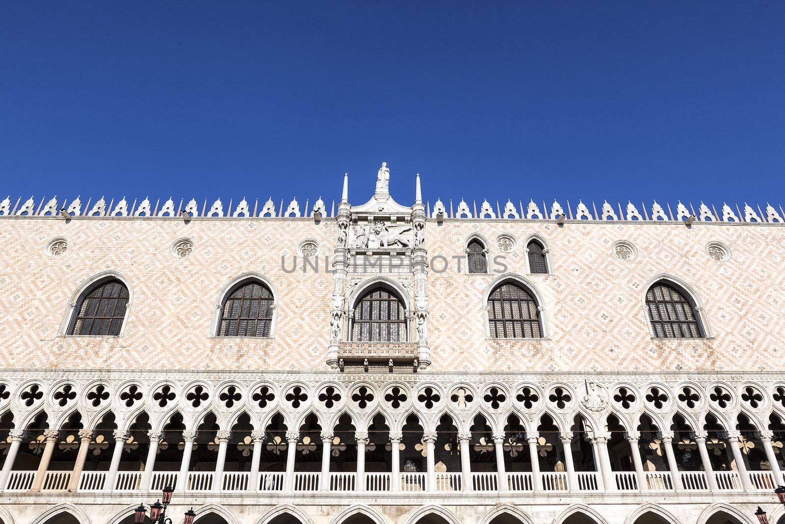 Famous Patriarchal Cathedral Basilica of Saint Mark at the Piazza San Marco