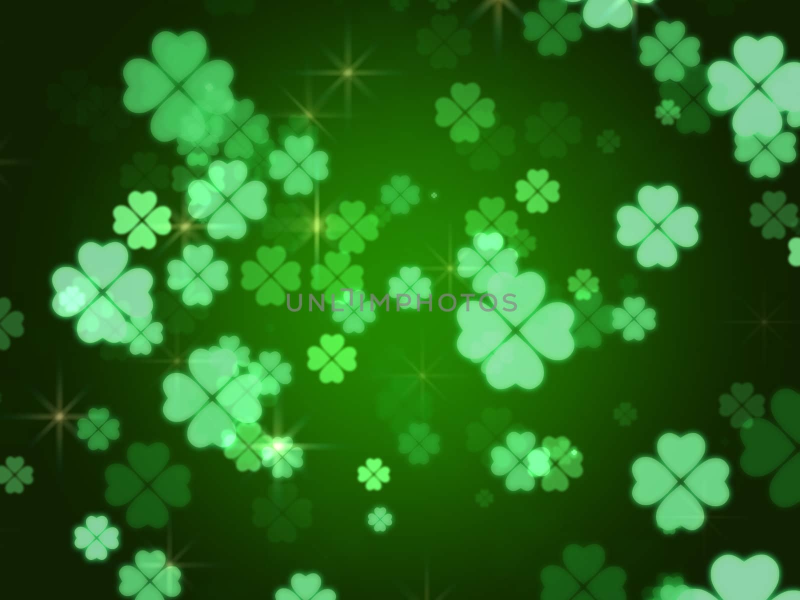 clovers background by marinini