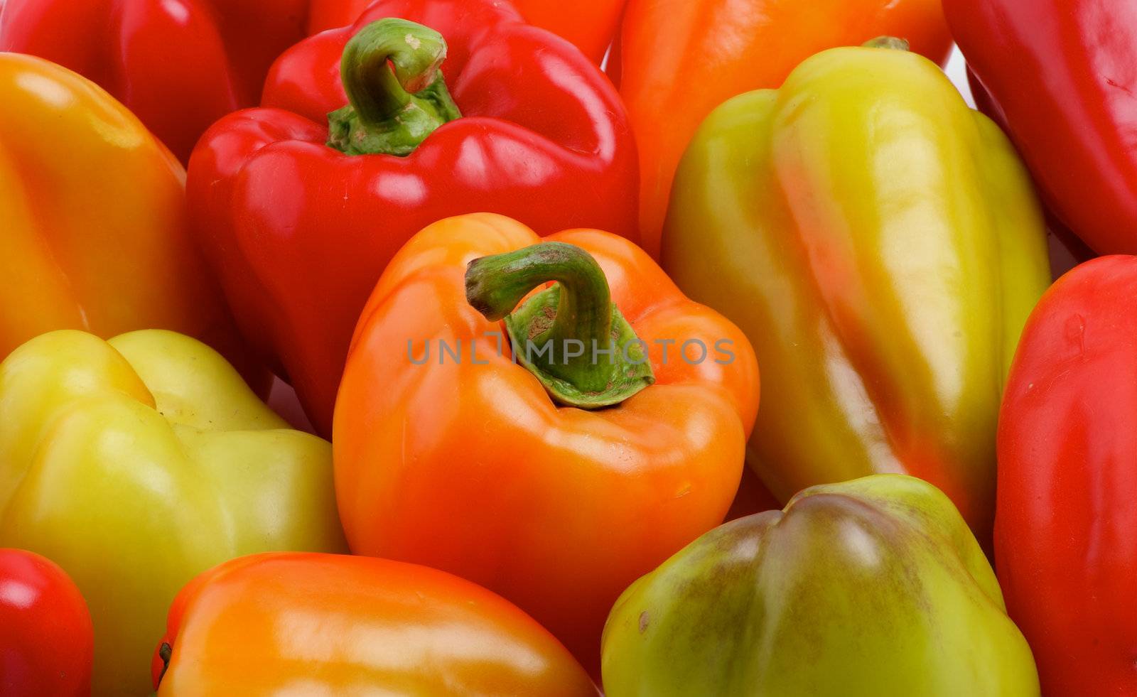 Bell Peppers Background by zhekos