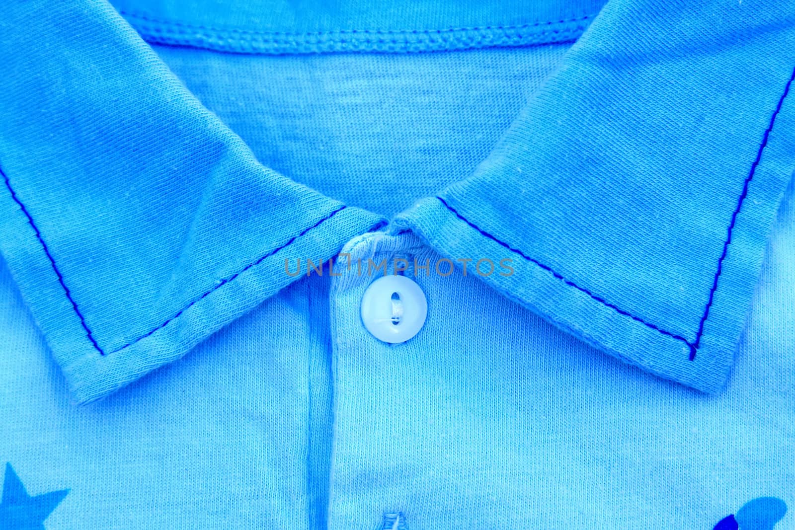 A part of a shirt with buttons