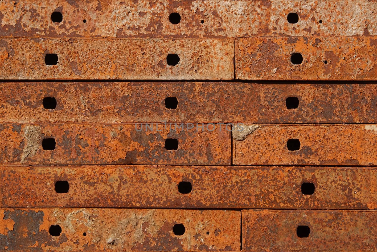 Texture of Steel for casting concrete blocks. by opasstudio