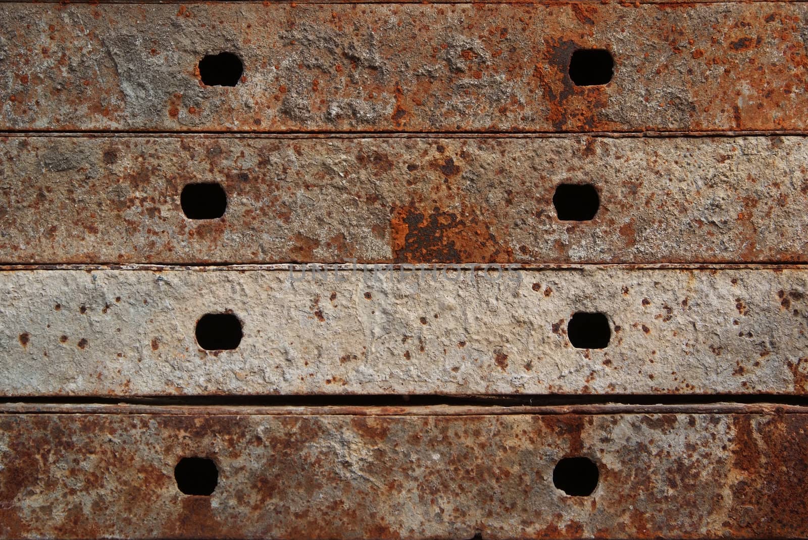 Texture of Steel for casting concrete blocks. by opasstudio