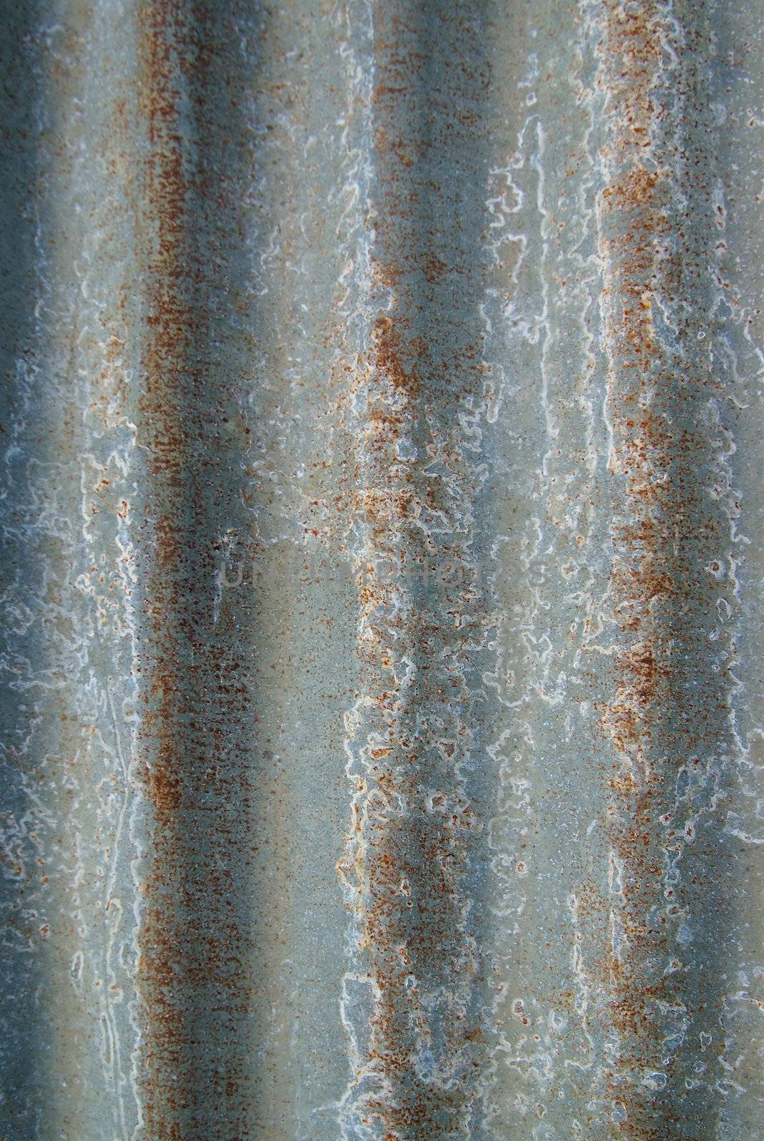 Old Texture and rusty zinc fence background.