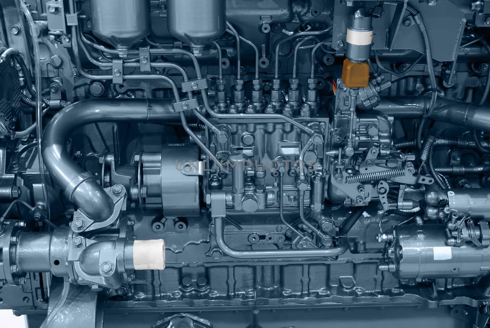 Ship power engine close detail