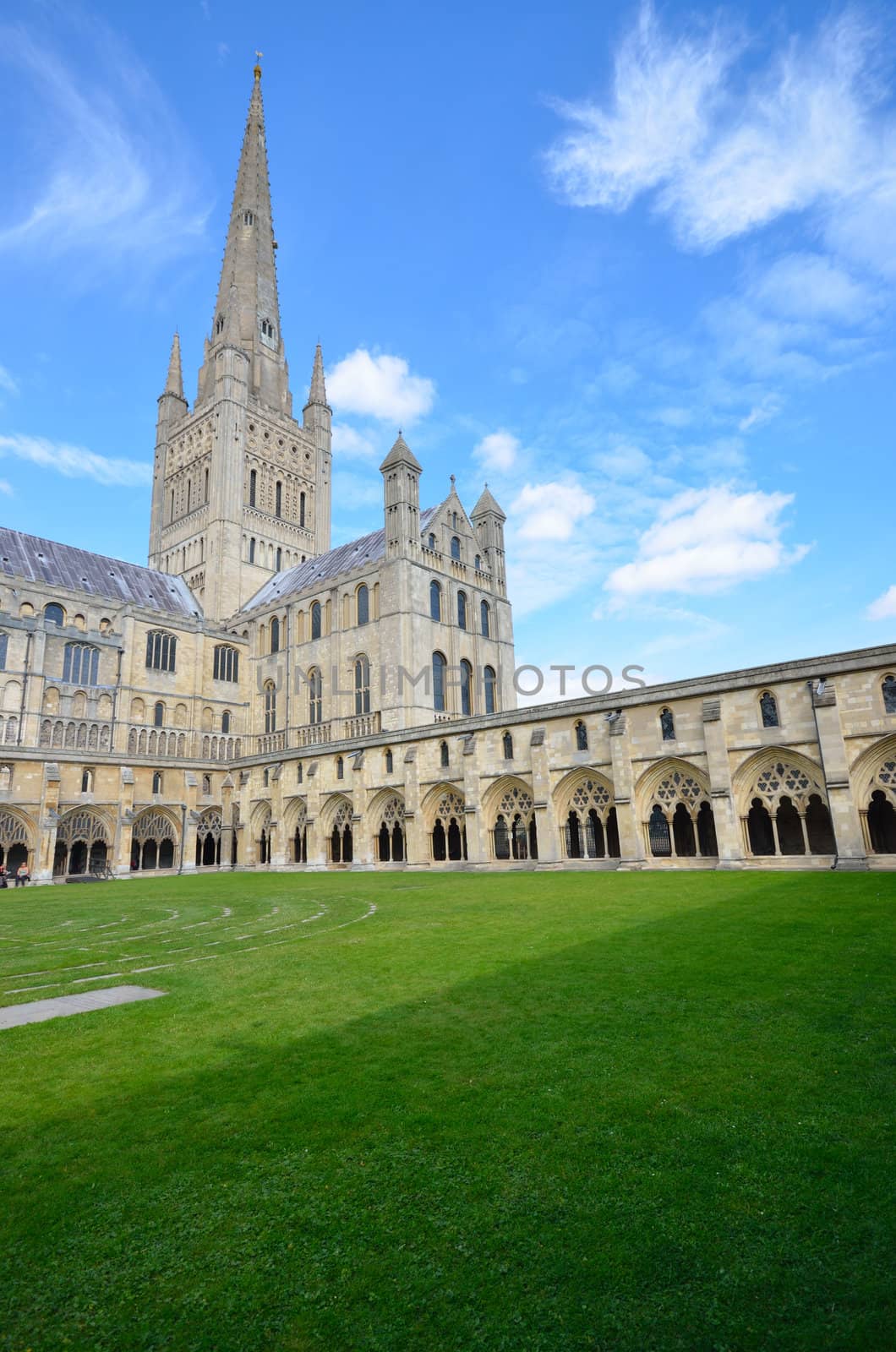 Norwich Cathedral and grounds