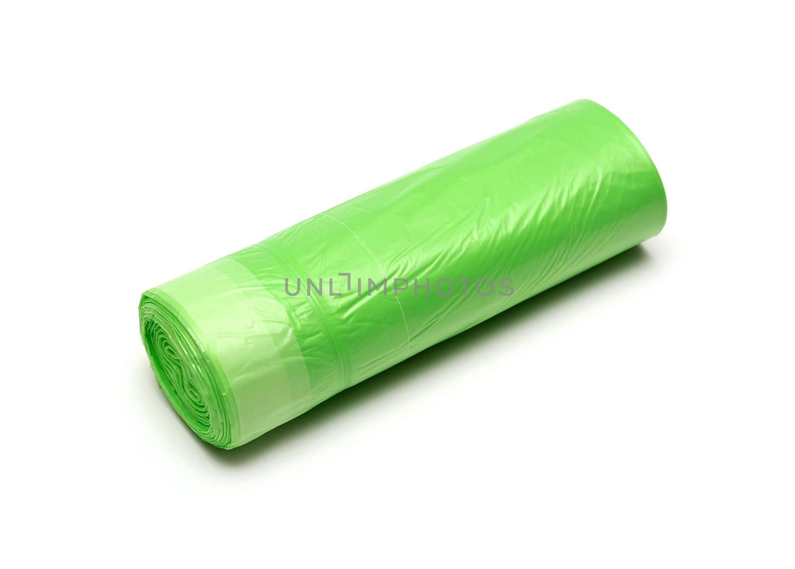 Garbage bag isolated on a white background