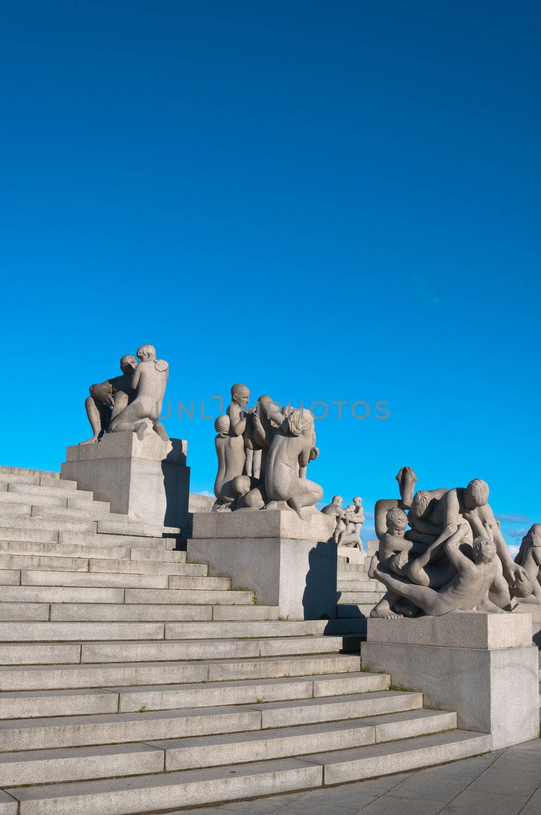 Vigeland sculpture park. Oslo, Norway.