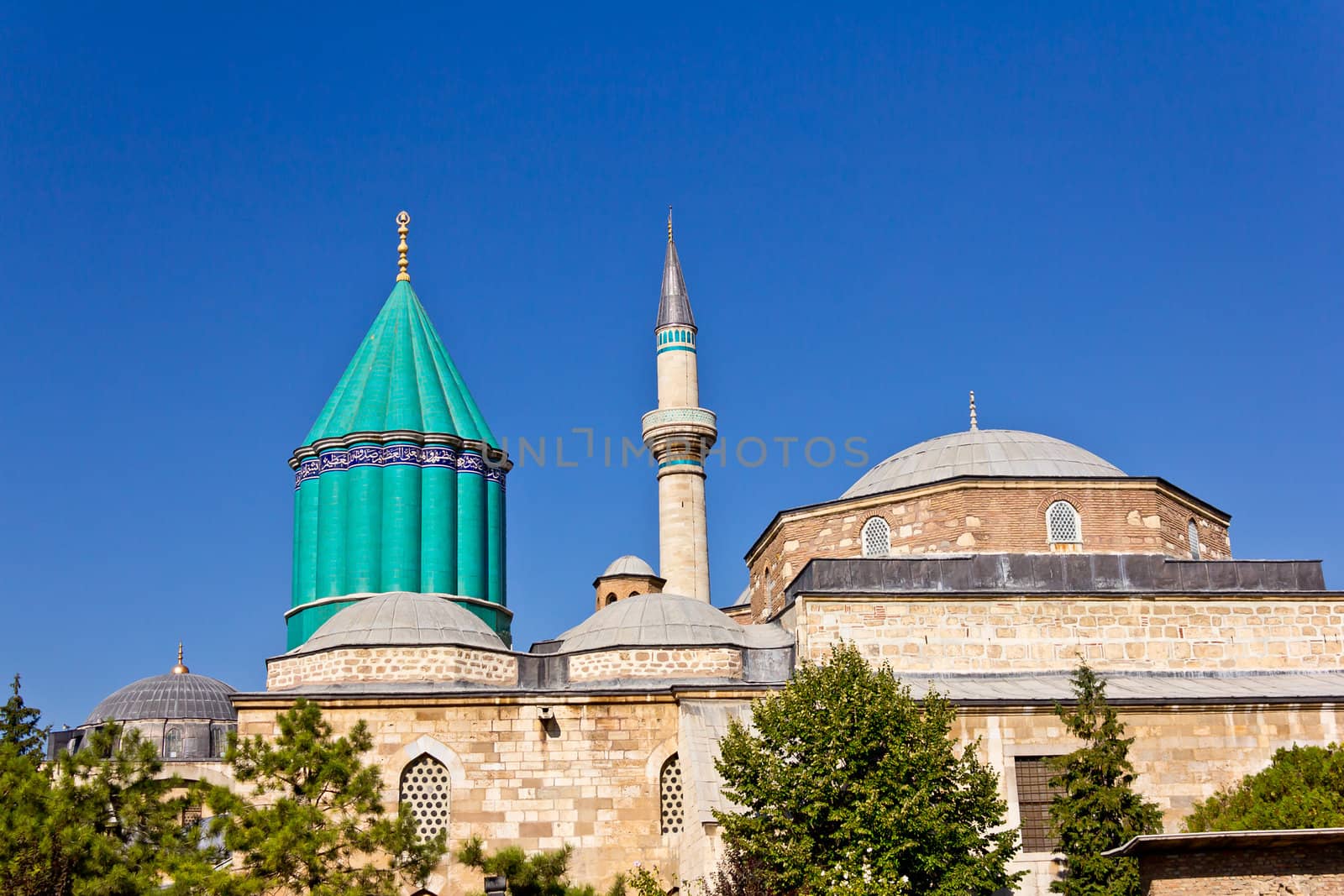 Mevlana mosque museum in Konya