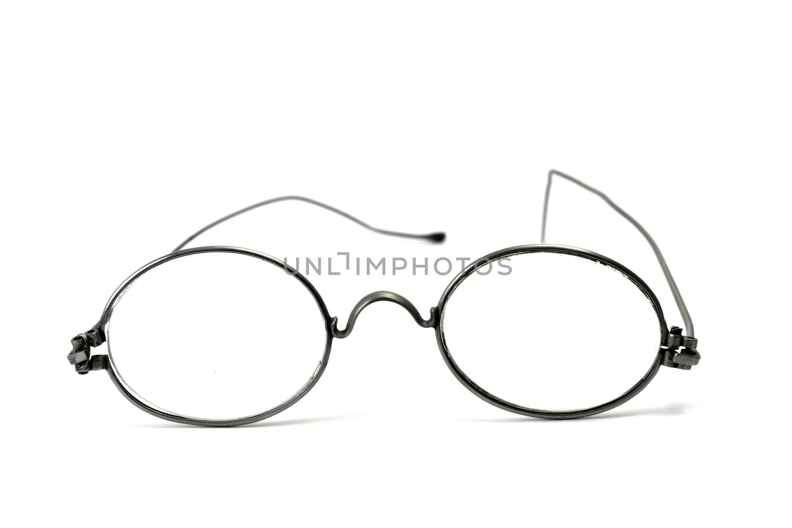 Reading glasses isolated on white background 