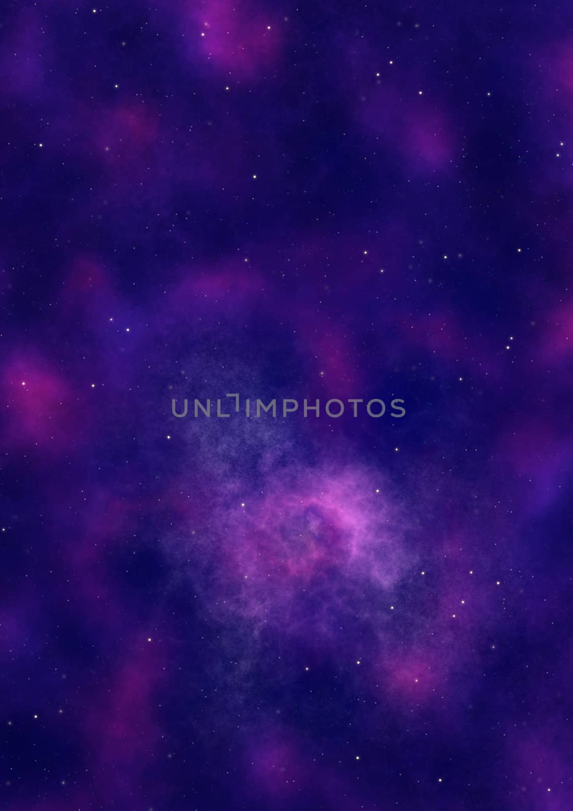 Star field in space, a nebulae and a gas congestion