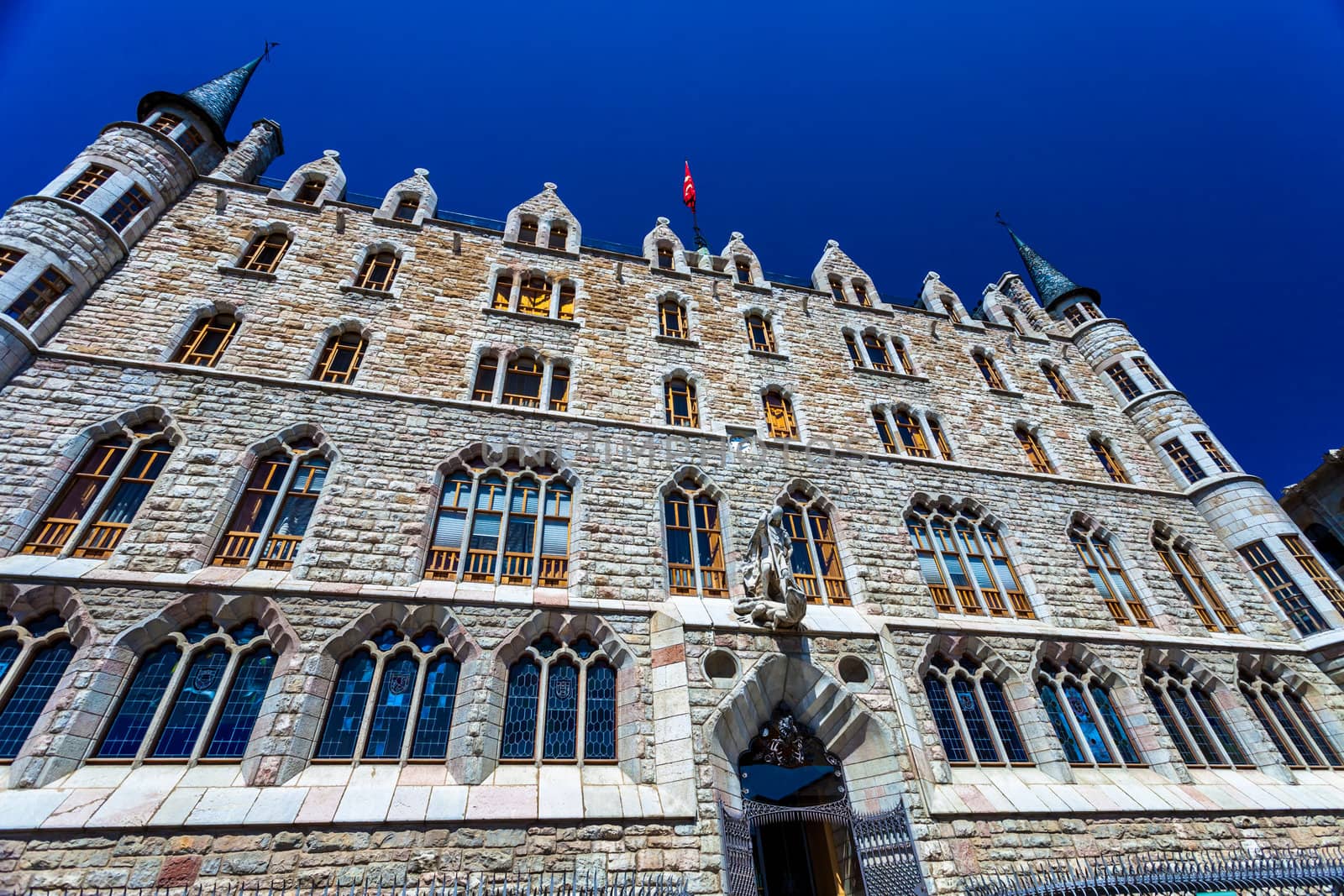 Botines Palace of Leon, Castilla Leon, Spain