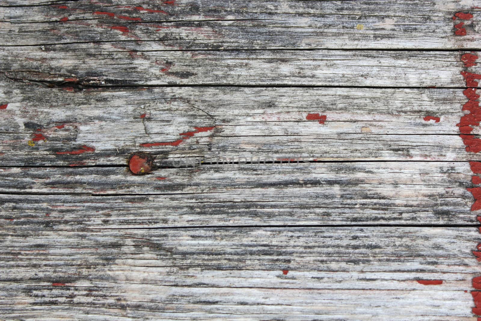 very old textured wood with the paint missing
