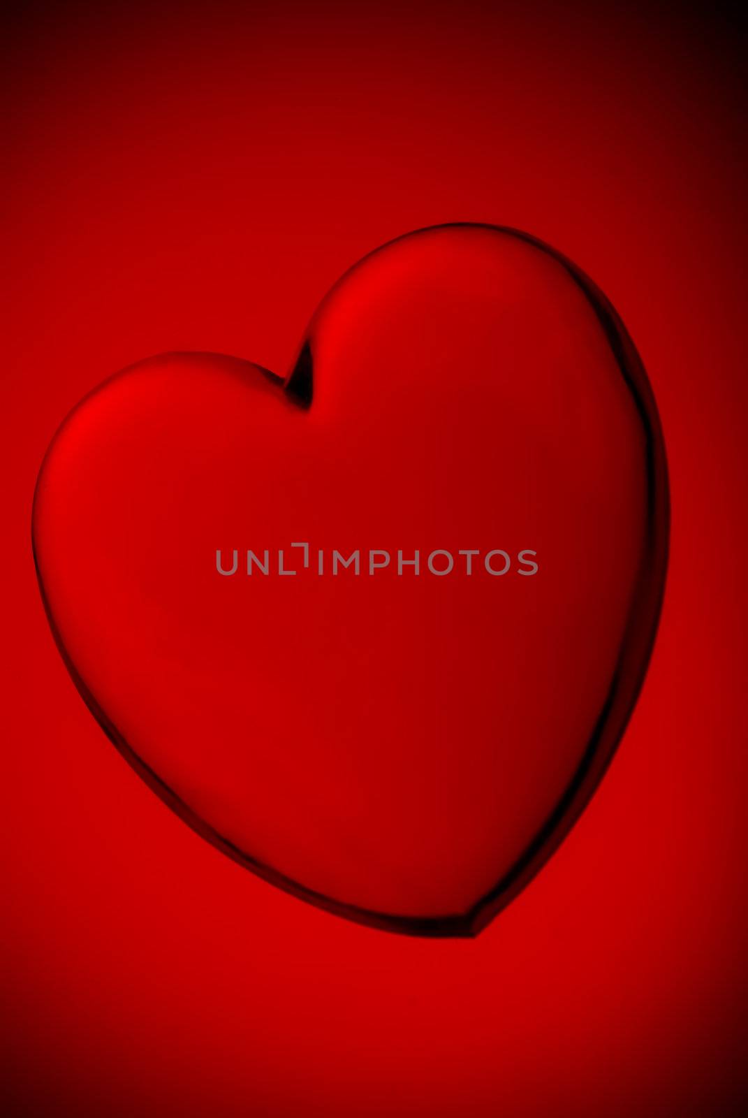 red heartshape, great for Valentine's day background designs.
