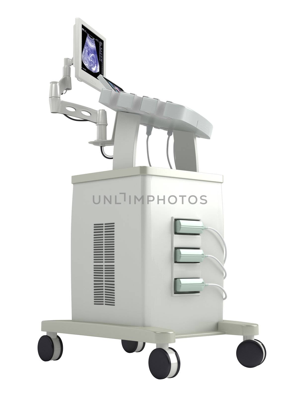 Ultrasound scanner for ultrasonography by AlexanderMorozov
