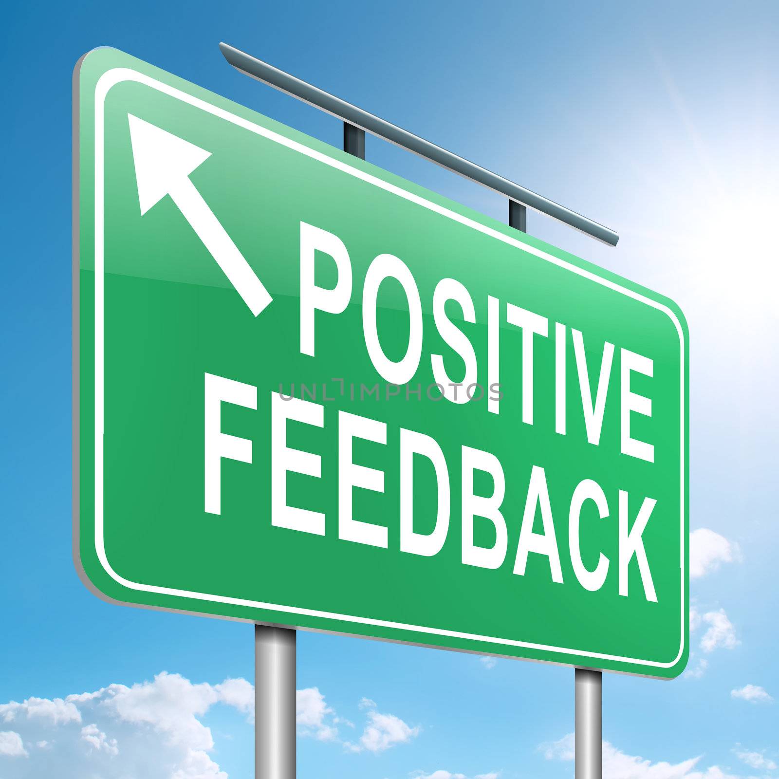 Positive feedback concept. by 72soul