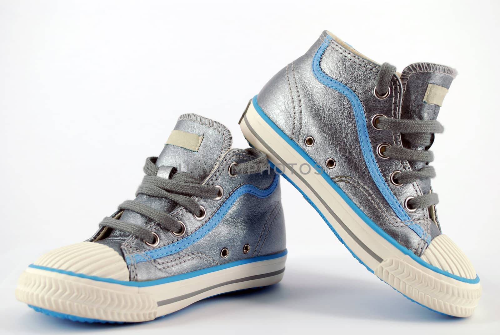 Basketball sneaker shoes on white