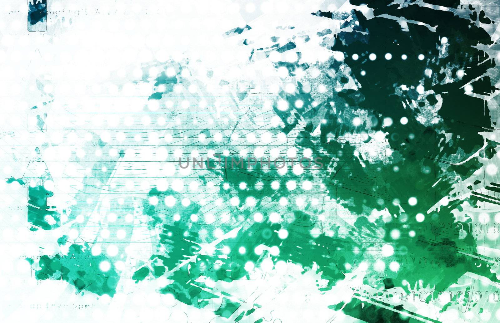 Technology Grunge Background with a White Main