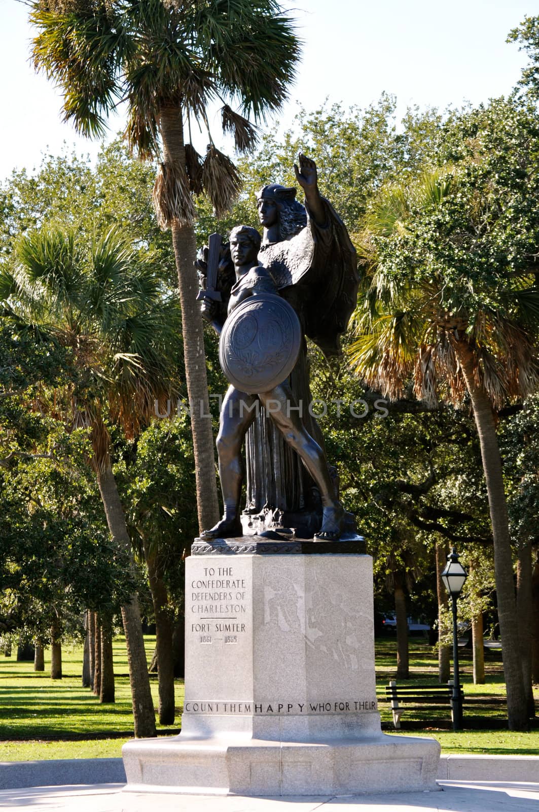 Charleston SC Confederate Defenders Statue by RefocusPhoto
