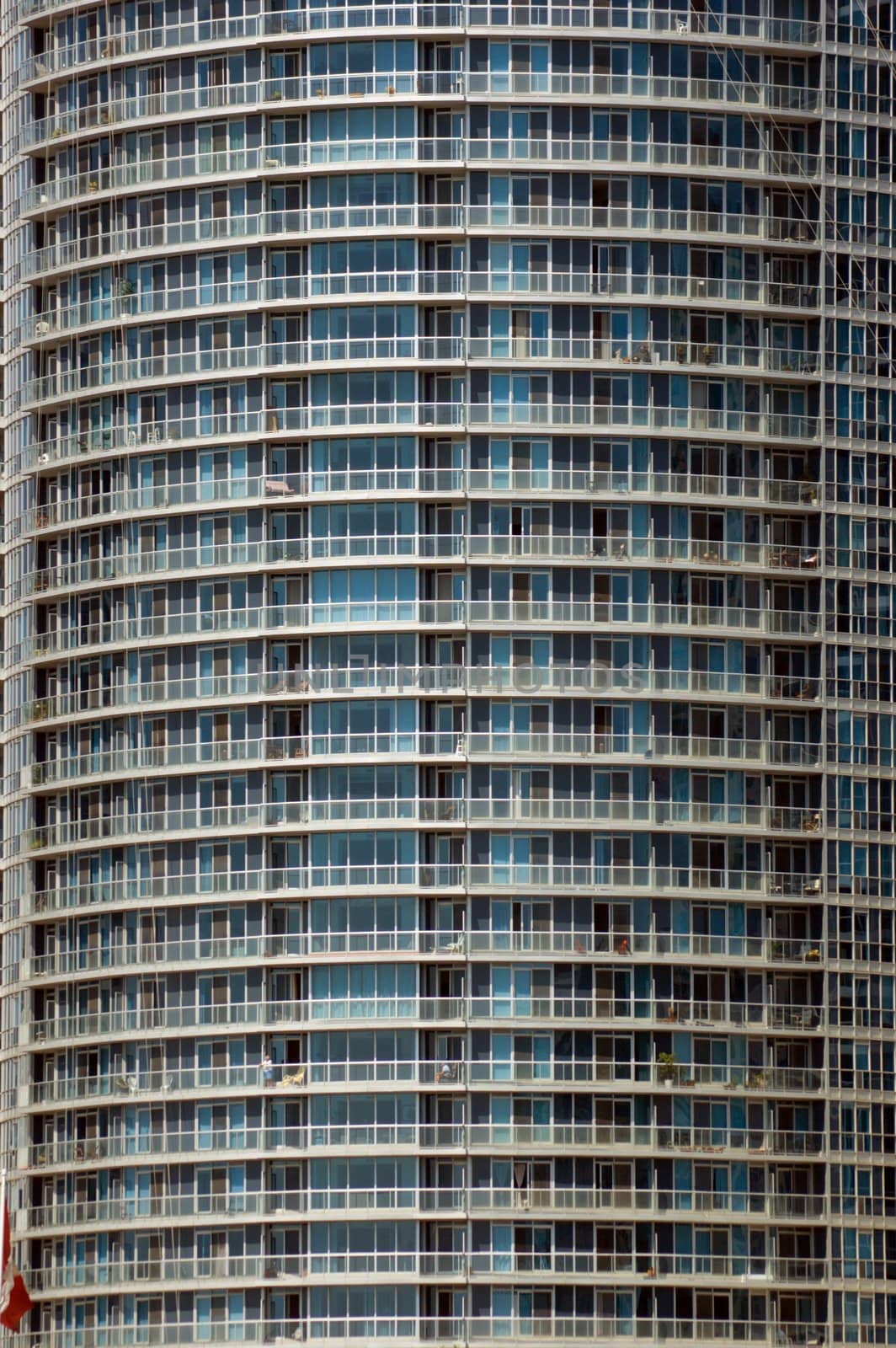 glass wall of a high-rise building in downtown Toronto