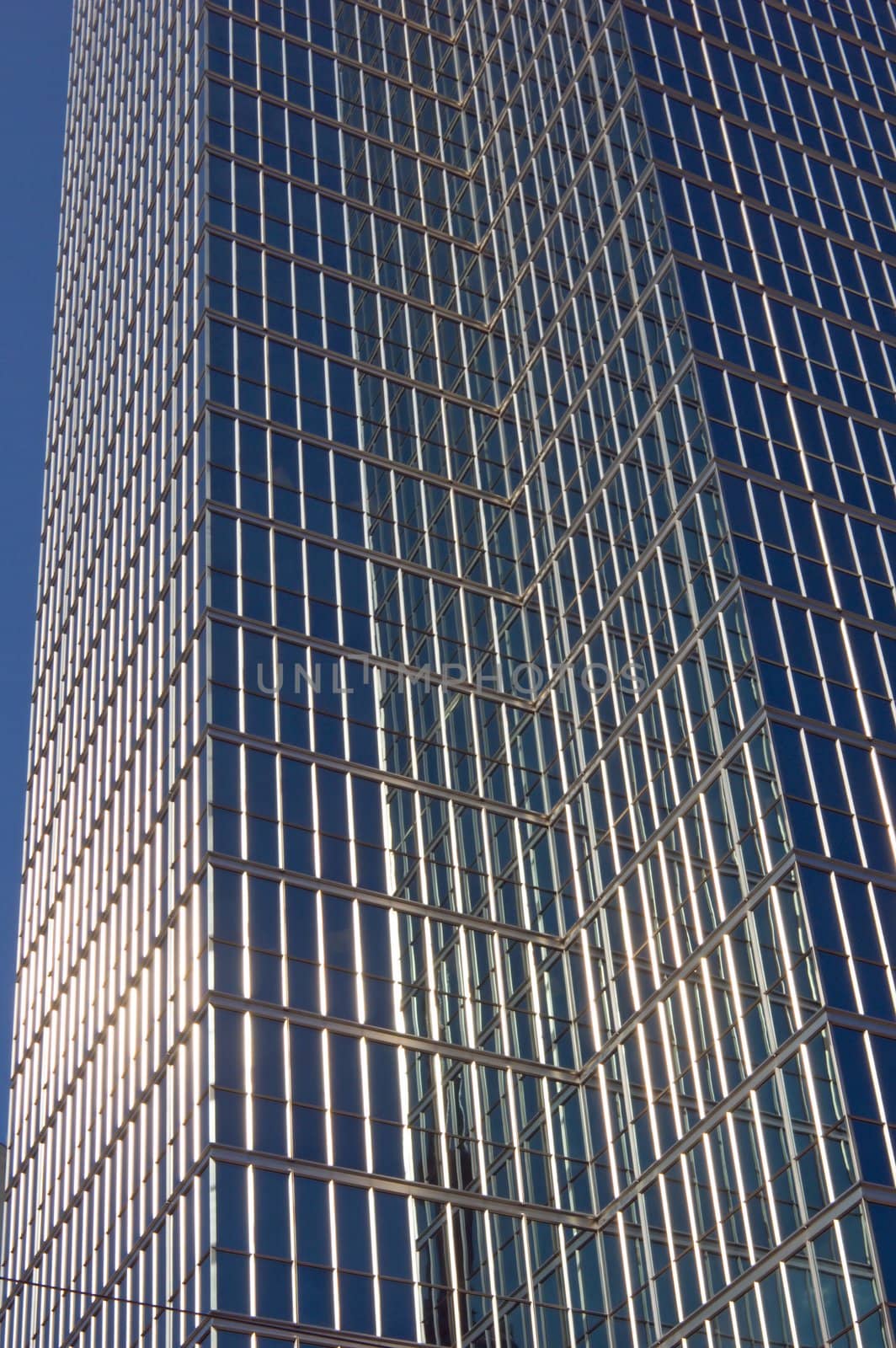 high-rise building in downtown Toronto in sunlit