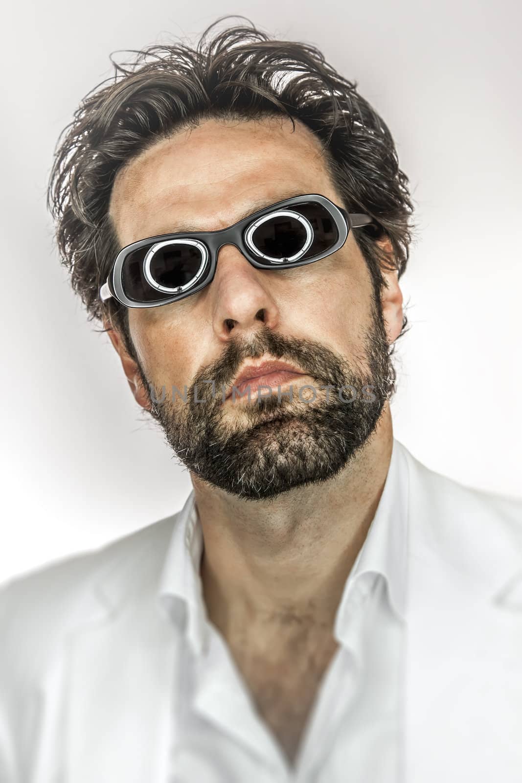 An image of a man with cool sun glasses