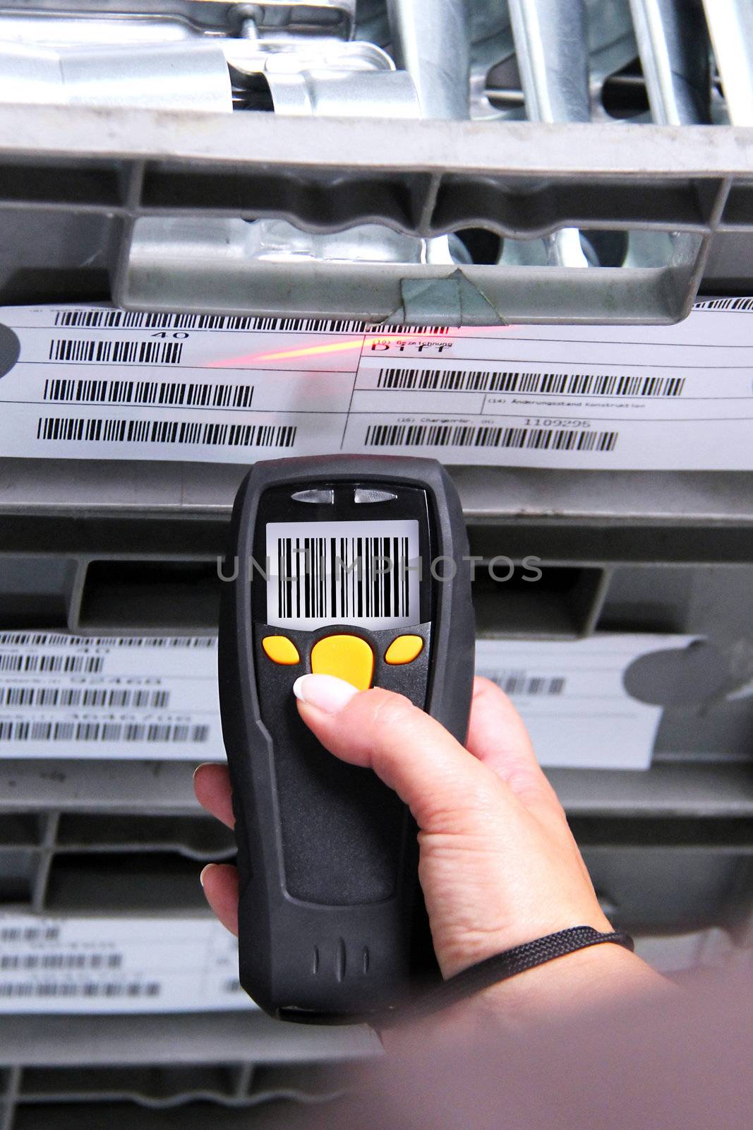 Handheld Computer for barcode scanning identification