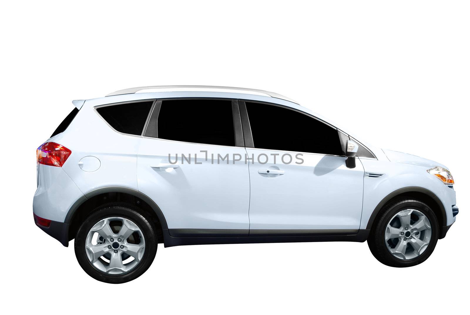 Grand 4x4 suv isolated on white background