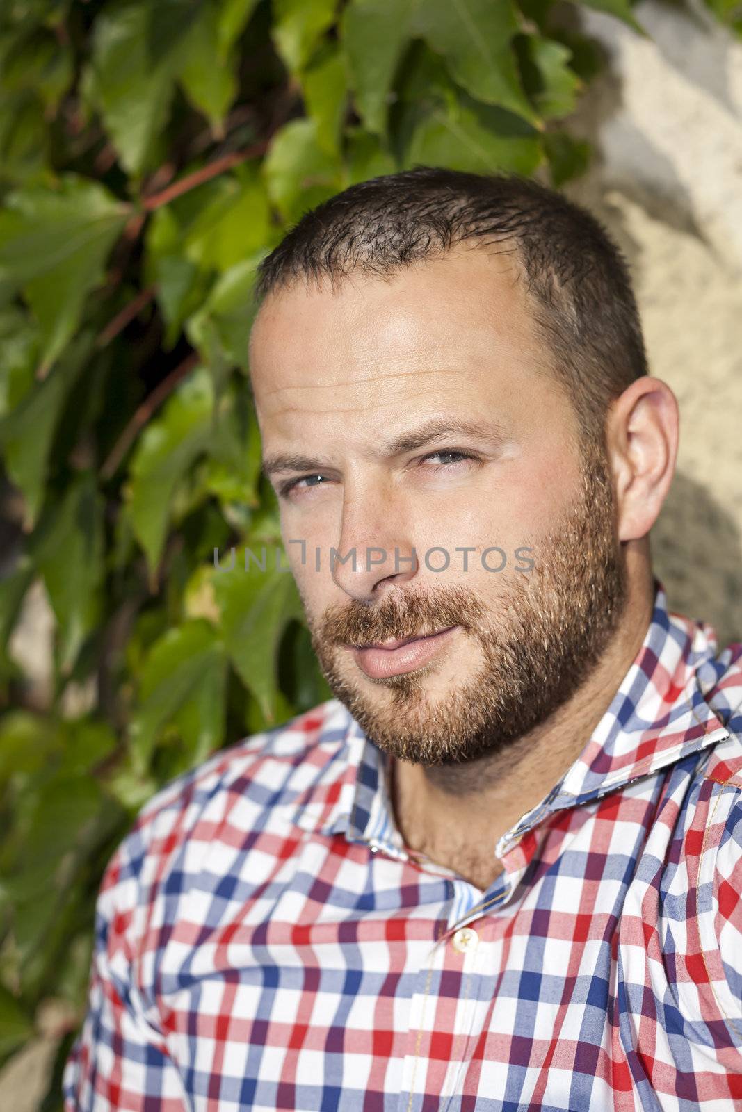 man with beard by magann