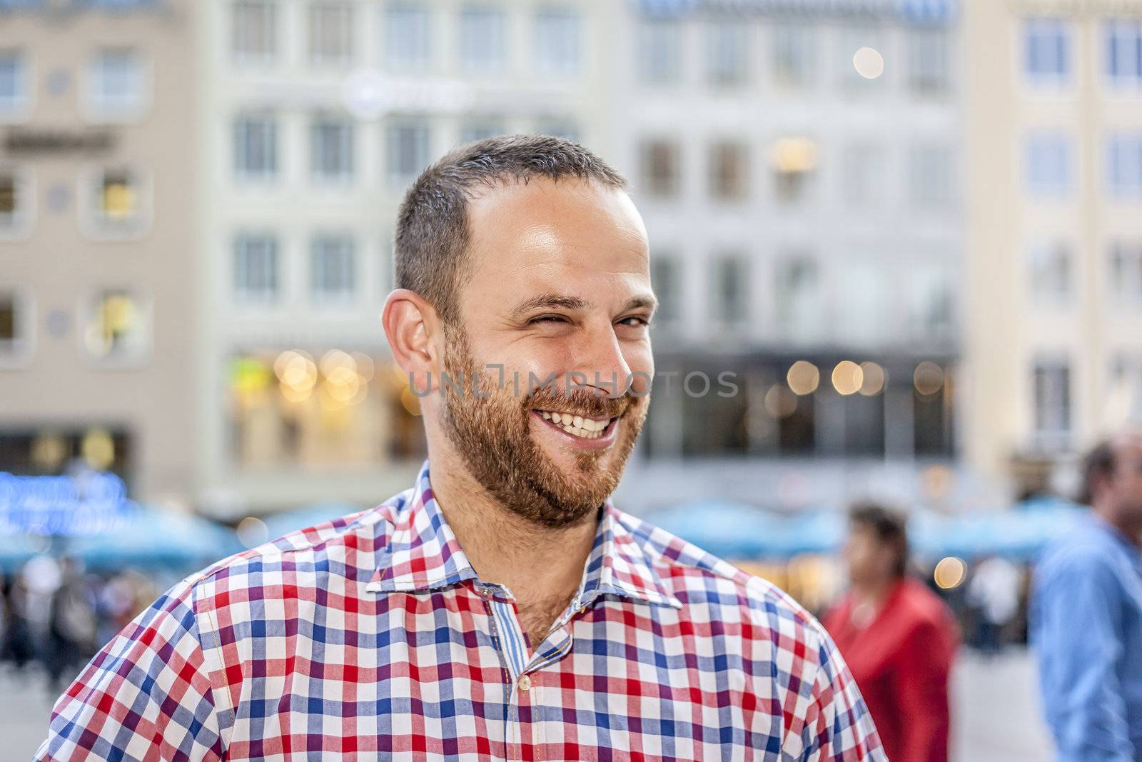 An image of a handsome man with a beard