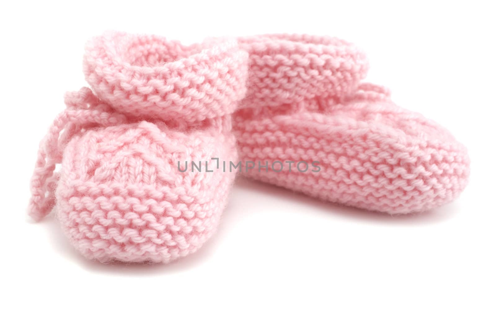 Pink Baby Booties by Travelling-light