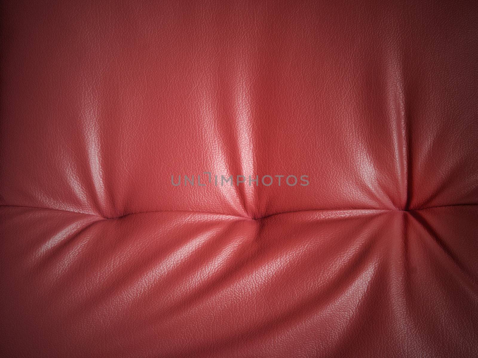 Luxury red leather by siraanamwong