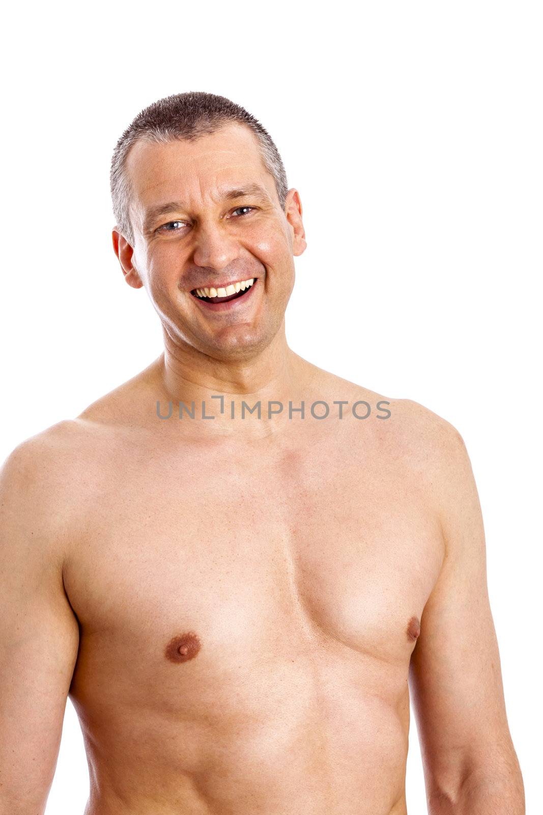 An image of a body of a middle age man