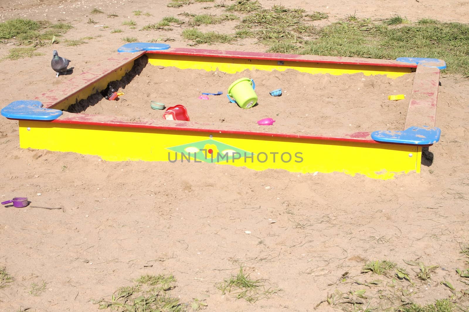 sandbox on the playground