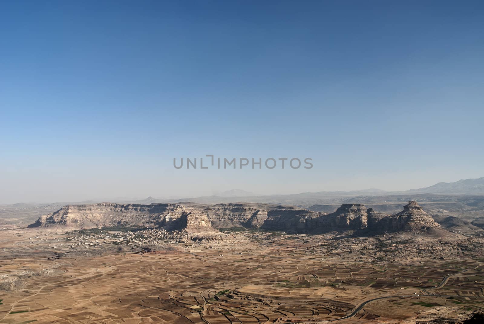 desert and mountains near sanaa yemen by jackmalipan