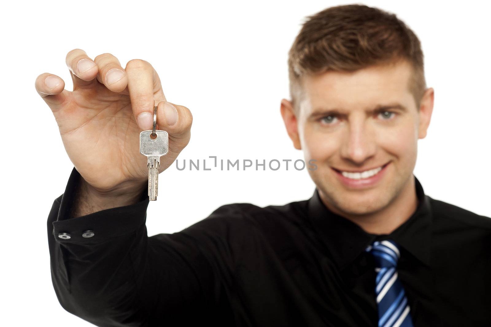 Here is the key to your new chamber. Welcome to the office
