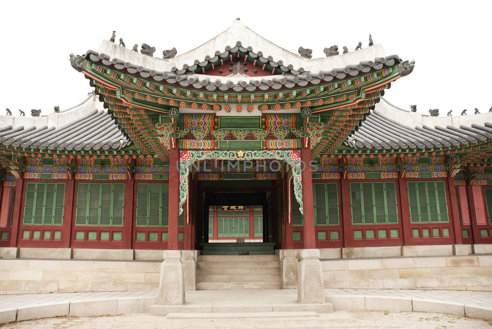 temple  architecture in seoul south korea