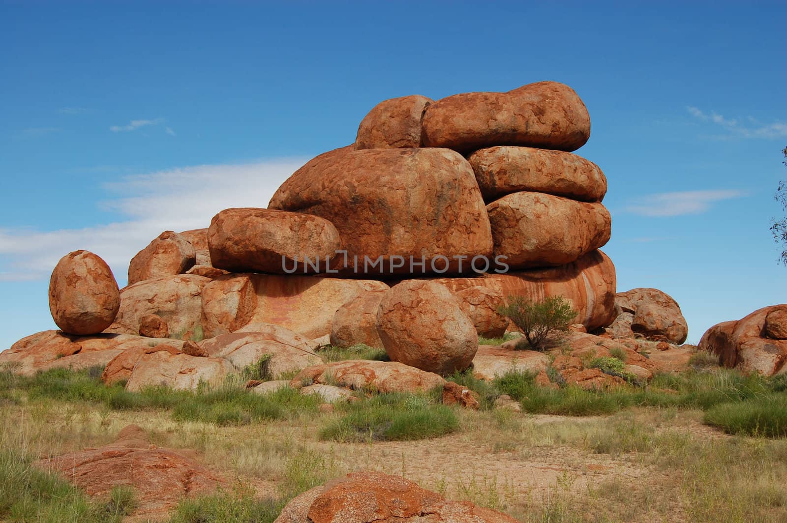 Red stones