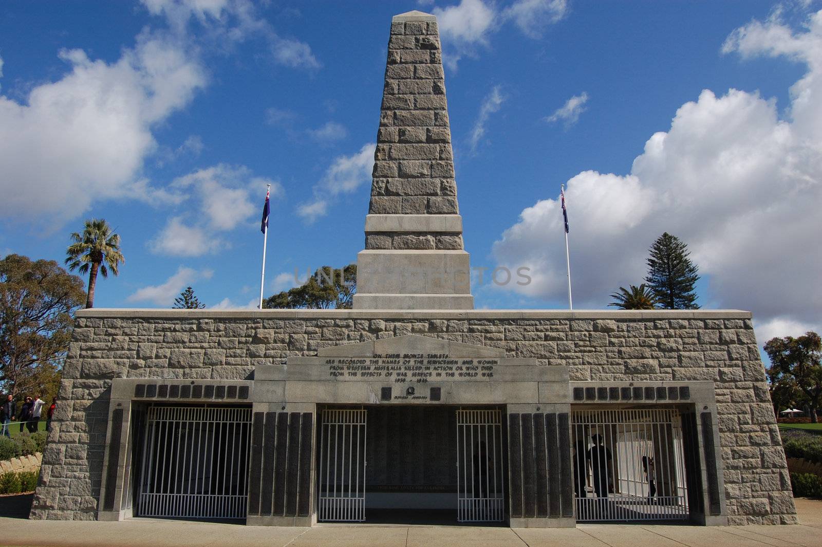 ANZAC war memorial in Kings park, Perth