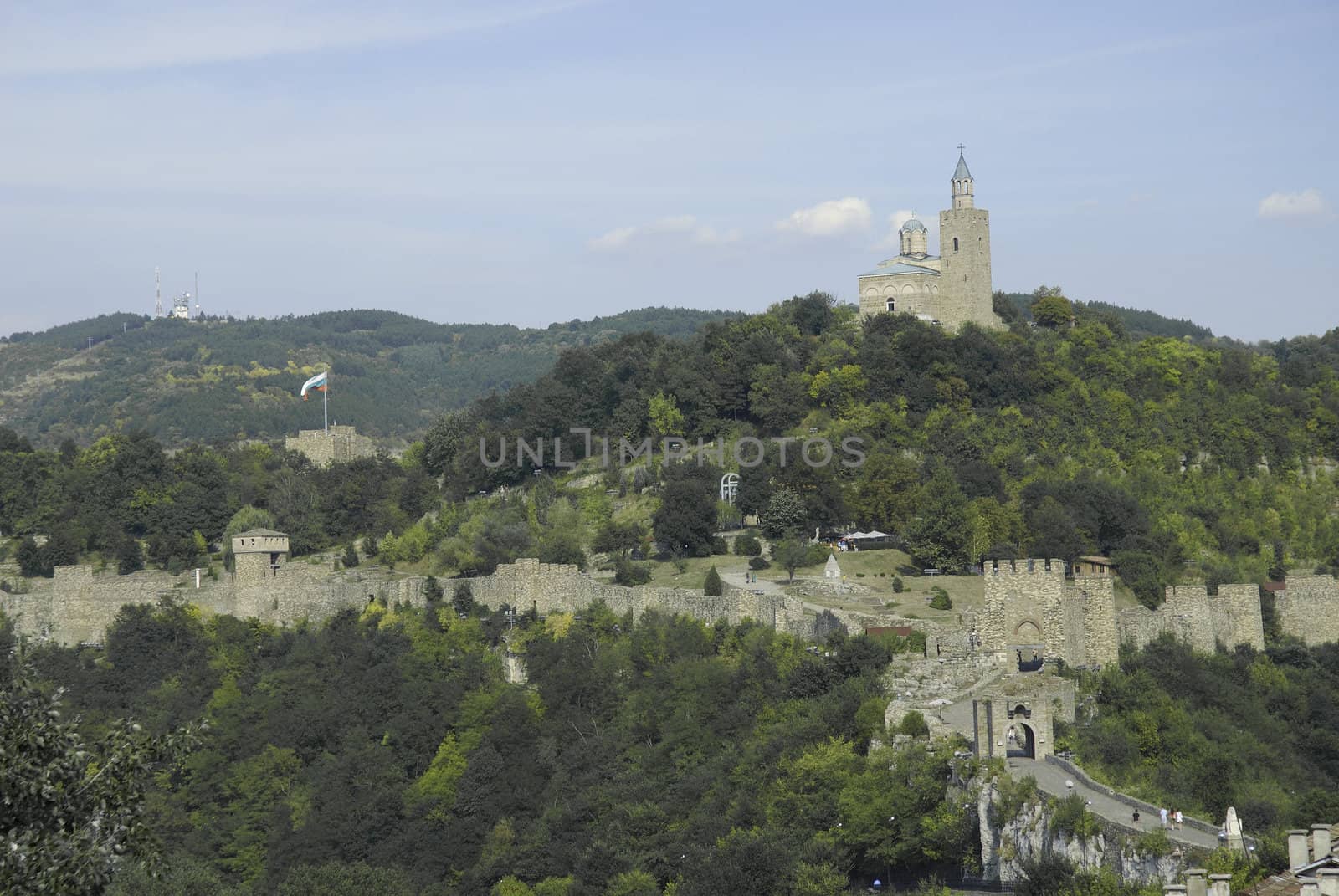 tsarevets fortress in veliko tarnovo bulgaria by jackmalipan