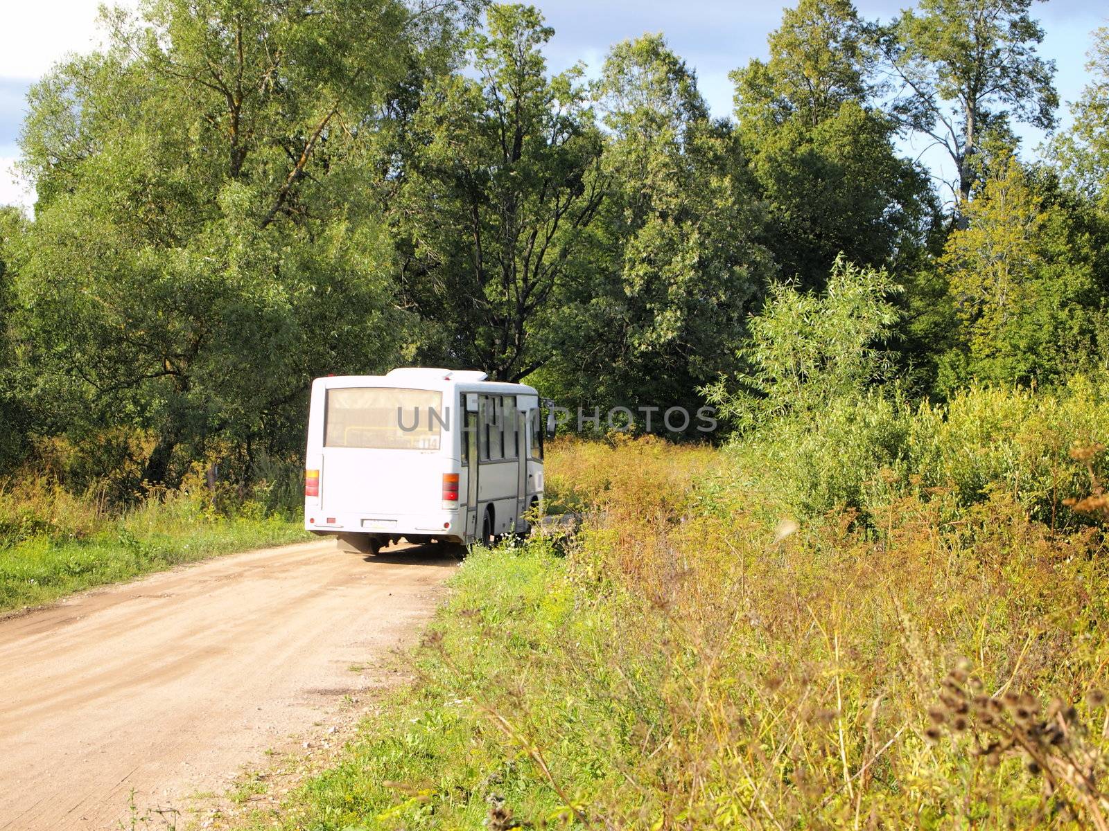 bus service, the countryside