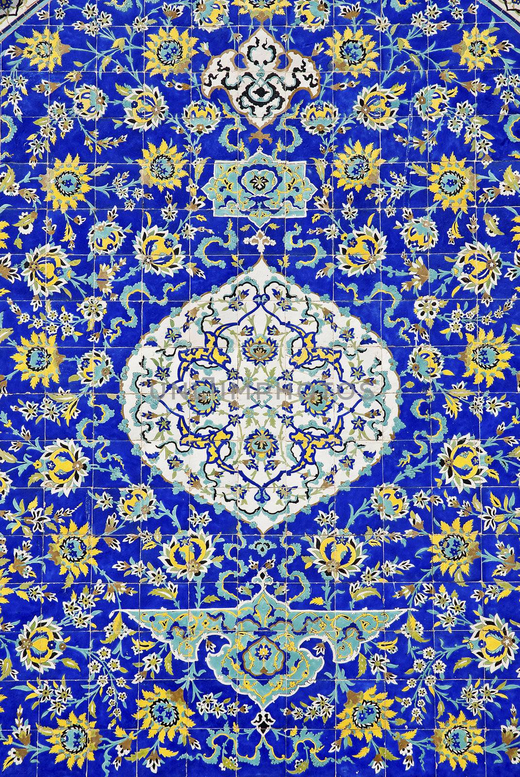 ceramic painted art tiles esfahan iran by jackmalipan