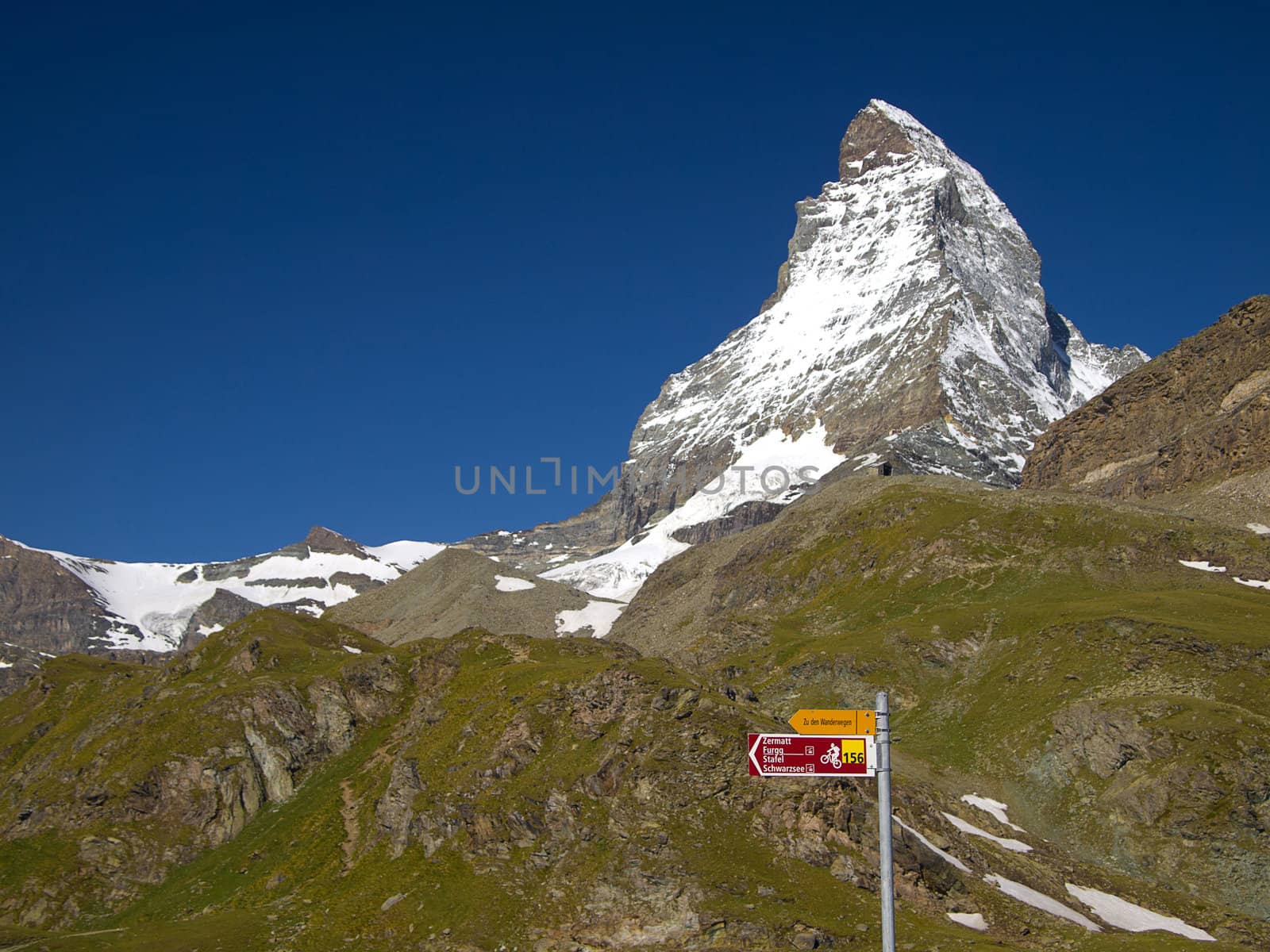 Matterhorn, the symbol and the memorable landmark of Switzerland