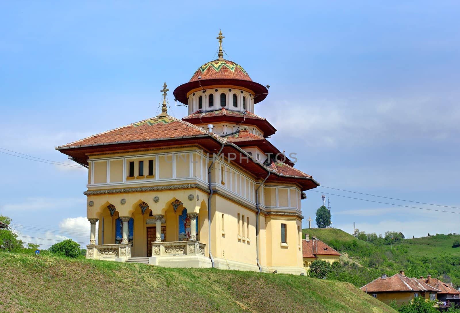 traditional orthodox church in Blaj, Romania